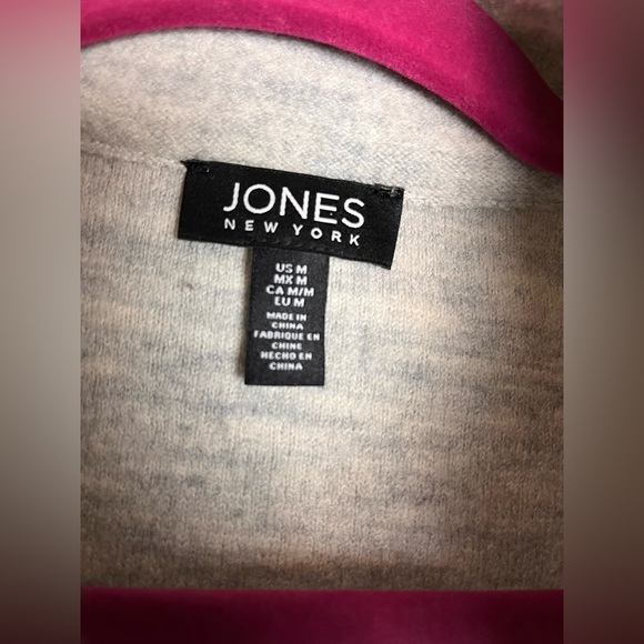 HEATHER silver gray wool three quarter sleeve boxy jacket - Picture 6 of 7